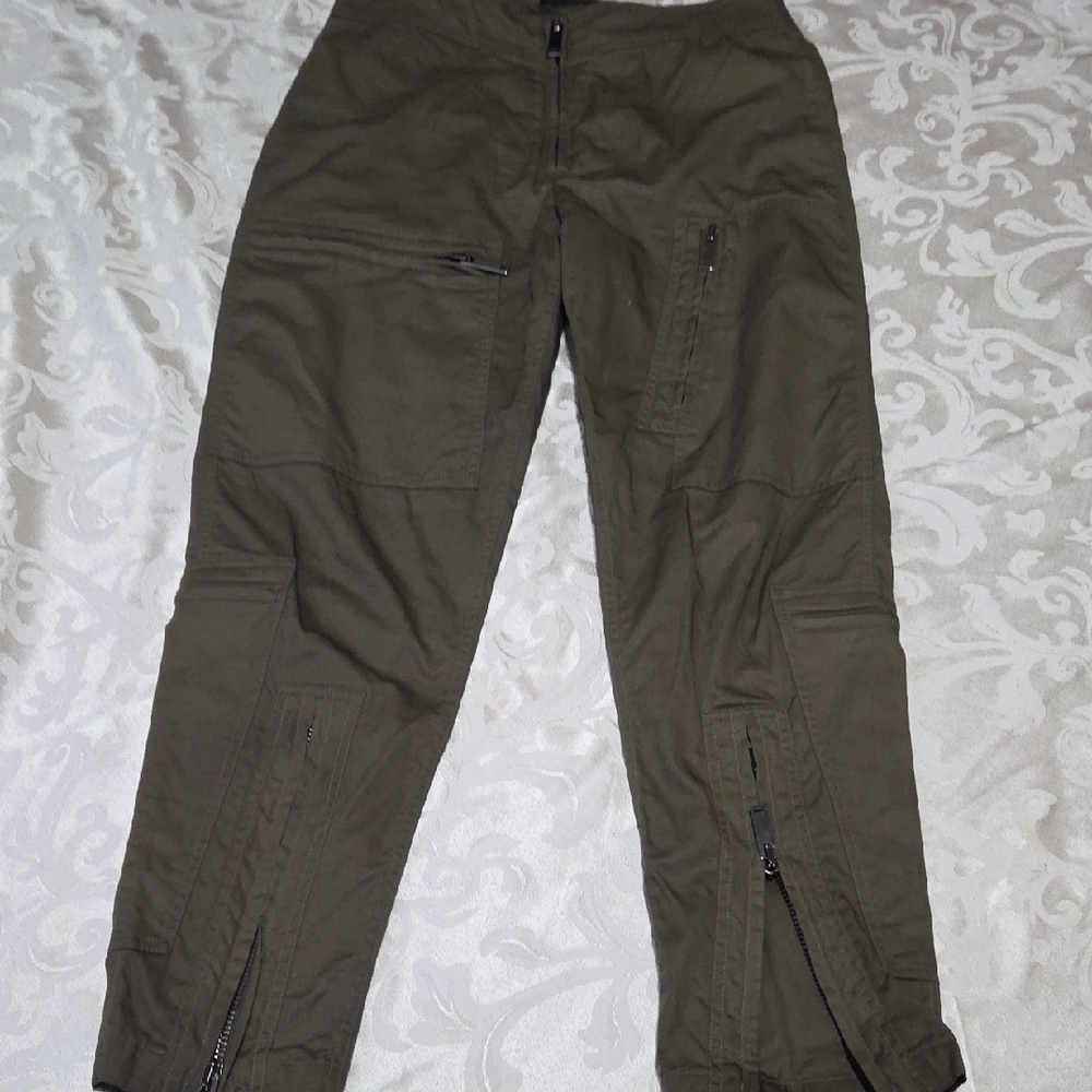 Men's Olive Green Utility Cargo Pants
